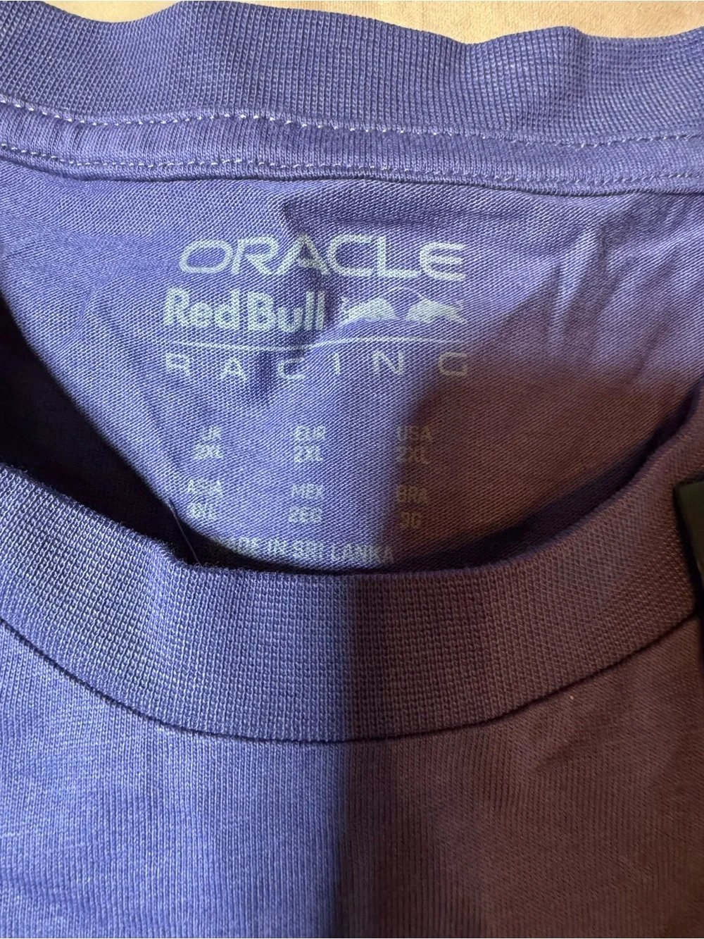 Oracle Red Bull Racing Official Castore T-Shirt Tee Logo Blue Men’s Sz 2XL XXL - Picture 4 of 10
